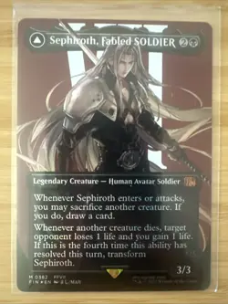 Sephiroth, Fabled SOLDIER 0382 (Borderless) Final Fantasy - Ready to Ship Now 📦 - Image 1