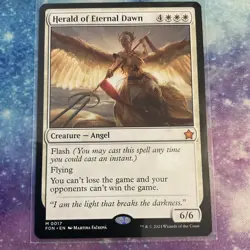 Herald of Eternal Dawn (REGULAR) x1 - MTG Foundations FDN #17 - Image 1