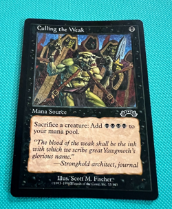 Culling the Weak - Exodus - MTG - Magic the Gathering - Image 1