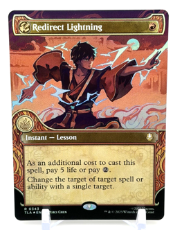 MTG: Avatar: The Last Airbender: Redirect Lightning (Showcase) (FOIL) - Image 1