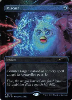 MTG Miscast (Confetti Foil) (2332) | NM Foil | Secret Lair Furby {SLD} - Image 2