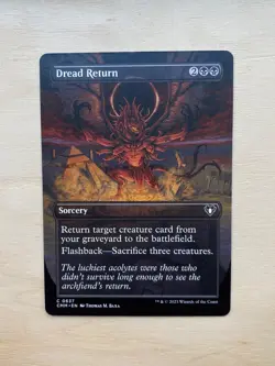 Dread Return (Borderless) Commander Masters Regular - Image 1