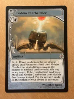 Magic the Gathering MTG Goblin Charbelcher Future Sight Mystery Booster 2 NM - Image 1