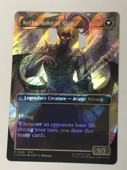 Kefka, Court Mage (0543) (Borderless) (Surge Foil) Final Fantasy Foil - Image 2