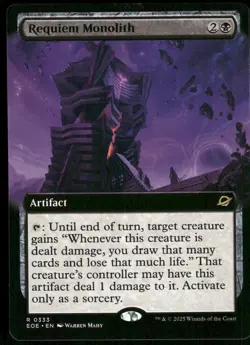 1x Requiem Monolith (Extended Art) - Edge of Eternities NM - MTG - Image 1