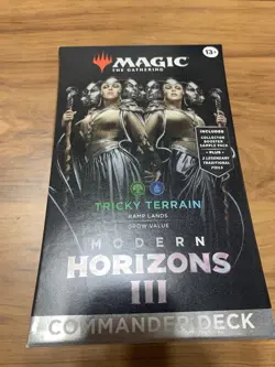 Magic the Gathering Tricky Terrain Commander Deck Modern Horizons III, Sealed - Image 1