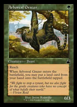 Hero Deal, English - 2 x MTG Arboreal Grazer - Retro Frame Ravnica Remastered - Image 1