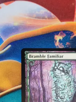 C4525 MAGIC MTG WILDS OF ELDRAINE BRAMBLE FAMILIAR SHOWCASE #0283 NM RARE - Image 3