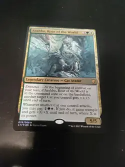 Arahbo, Roar of the World - Commander 2017 - Foil - Image 1
