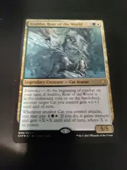 Arahbo, Roar of the World - Commander 2017 - Foil - Image 2