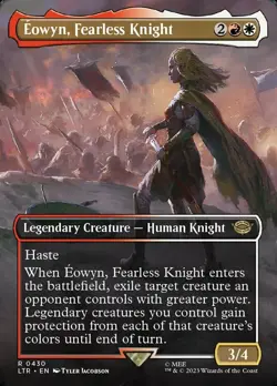 1 x Eowyn, Fearless Knight - Foil - Borderless - The Lord of the Rings: Tales of - Image 1