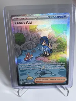 Pokemon TCG Lana's Aid Holo Card 219/167 Sv06: Twilight Masquerade Near Mint NM - Image 1