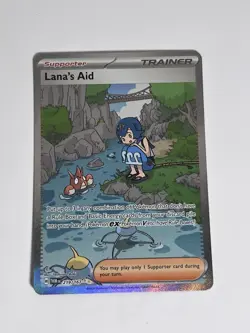 Pokemon TCG Lana's Aid Holo Card 219/167 Sv06: Twilight Masquerade Near Mint NM - Image 2
