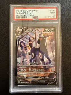 PSA 9 Umbreon V TG22/TG30 | Pokemon TCG SWSH Brilliant Stars Trainer Gallery - Image 1