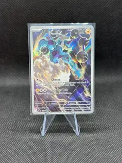 Pokemon TCG Black Bolt Thundurus SV209 Black Star ETB Promo - Image 1