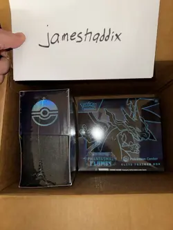 X2 Pokemon Phantasmal Flames Pokemon Center Elite Trainer Box ETB SEALED IN HAND - Image 1