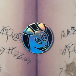 Pokemon TCG Collectible Flip Coin, Umbreon Mirror Holo NM Regular Size - Image 2