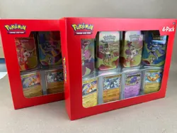 Set of 2 Pokemon Scarlet And Violet 151 Mini Tins 4 Pack (Brand New) - Image 1