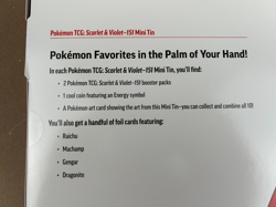 Set of 2 Pokemon Scarlet And Violet 151 Mini Tins 4 Pack (Brand New) - Image 4