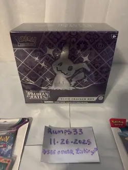 Pokemon Paldean Fates ETB Elite Trainer Box New Sealed + Sealed Lot - Image 2