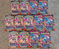 (13) x Pokemon TCG Phantasmal Flames Mega Evolution Booster Pack Lot - Image 1