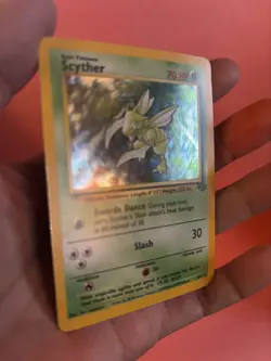 Pokemon TCG Scyther Jungle 10/64 Holo Unlimited Holo Rare LP+ ! - Image 4