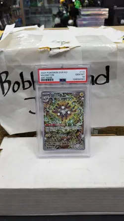 2024 KOREAN MAGNETON AR FULL ART RARE SV8 KO POKEMON TCG PSA 10 GEM MINT #112 - Image 1