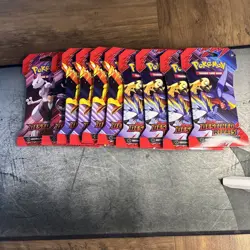 Pokemon TCG Scarlet & Violet Destined Rivals Booster Hanger Packs 10 Sealed New - Image 1