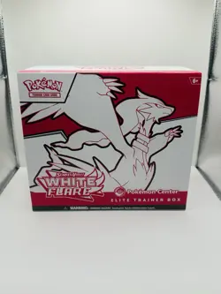 ??Pokemon Center White Flare ETB Box & Accessories Only! No Packs Or Promo!?? - Image 1
