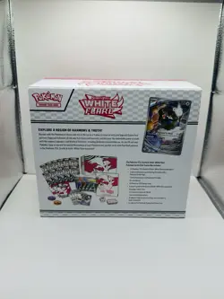 ??Pokemon Center White Flare ETB Box & Accessories Only! No Packs Or Promo!?? - Image 2