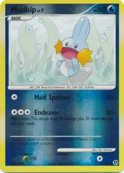 Mudkip - 80/106 - Common - Reverse Holo LP, English Pokemon Great Encounters - Image 1