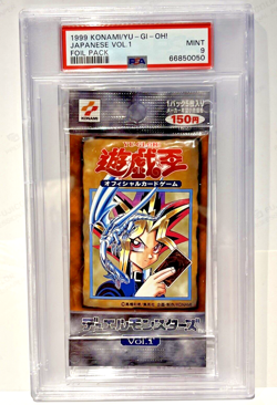 Yu-gi-oh Yu-Gi-Oh Volume 1 Vol.1 1999 Original Factory Sealed Pack - PSA 9 - Image 1