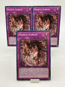 Yu-Gi-Oh! Primite Scream SUDA-EN076 Common 1st Ed. X3 (Play Set) - Image 1