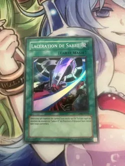 SABER SLASH FRENCH SUPER RARE ANPR-EN058 FR058 NEAR MINT YUGIOH - Image 1