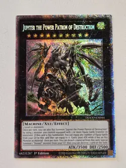 Jupiter the Power Patron of Destruction DOOD-EN044 Starlight Rare Yugioh Mint - Image 1