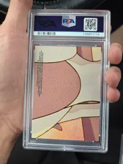 1999 Pokemon Topps Movie Edition Sticker Card Bulbasaur Blue Logo PSA 5 EX! - Image 2