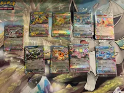 Prismatic Evolutions Surprise Box Stamped Promo Cards Sealed 9/9 Complete Set - Image 1