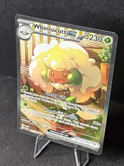 Pokemon TCG Whimsicott EX Scarlet & Violet White Flare Card 165/086 - Image 4