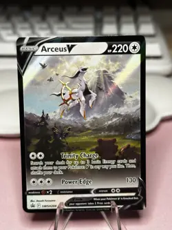 Arceus V SWSH204 SWSH: Sword & Shield Promo Cards Holo NM - Image 1