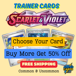 Scarlet & Violet Trainer Cards Pokemon TCG Choose Your Card NM 4 or more %50 Off - Image 1