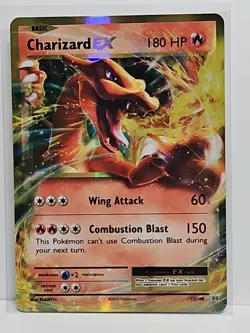 Pokemon TCG Charizard EX 12/108 XY Evolutions Ultra Rare Holo Card - Image 1