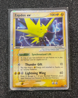 Zapdos ex 033, EX Collector's Window Tins Holo, Promo Pokemon Card, 2005, MP - Image 2