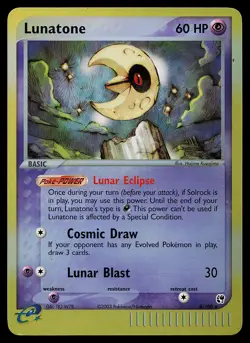 Pokemon Card - Lunatone Sandstorm 8/100 Reverse Holo - Image 1