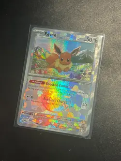 Eevee Poke Ball Reverse Holo 074/131 Prismatic Evolutions Pokemon Card NM - Image 1