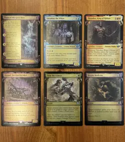 MTG LotR Cards NM Foil Showcase Scrolls Lot, Lord of the Rings LTR, Collector ! - Image 1