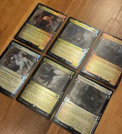 MTG LotR Cards NM Foil Showcase Scrolls Lot, Lord of the Rings LTR, Collector - Image 2