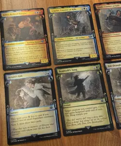 MTG LotR Cards NM Foil Showcase Scrolls Lot, Lord of the Rings LTR, Collector - Image 3