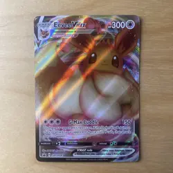 Pokemon TCG Eevee VMAX SWSH087 Shining Fates Holo Promo Card - Image 1