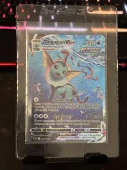 Vaporeon VMAX SWSH182 Sword & Shield Promo Holo Pokemon TCG Card - Image 1