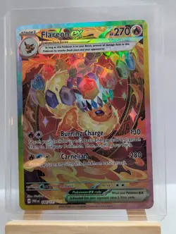 Custom Fan Art Flareon EX Tera High Quality Custom Card Foil Finish Full Art - Image 3
